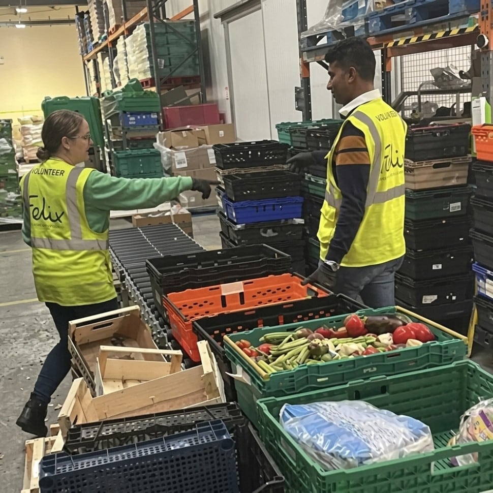 Distributing Surplus Food to Charities